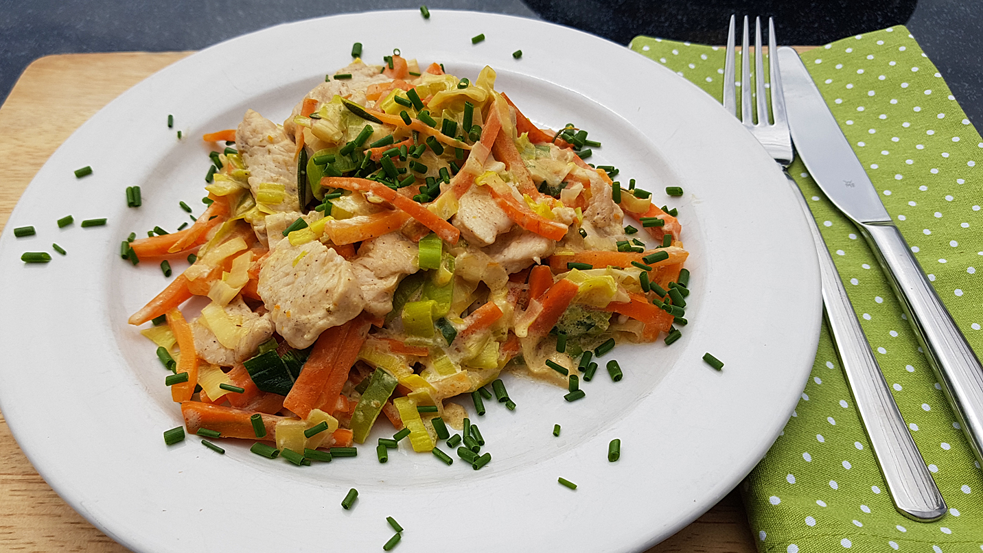 Schweinegeschnetzeltes mit Pilzen - DEATER Schweinegeschnetzeltes mit Pilzen - DEATER